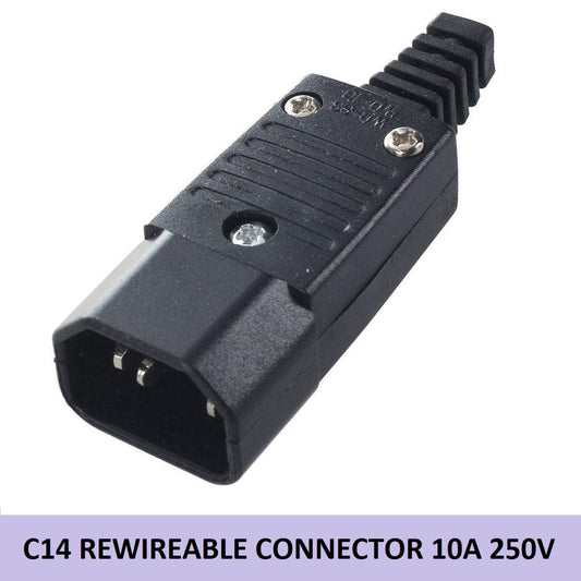 C14 Rewireable Connector C14 Rewireable Plug 10A 250V