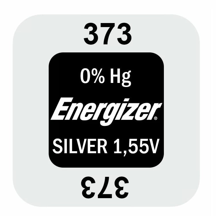 Energizer 373 (1pc) 1.55v Silver Oxide Button Cell Battery Mercury Free V373 SR916SW SR68 RW317 D373