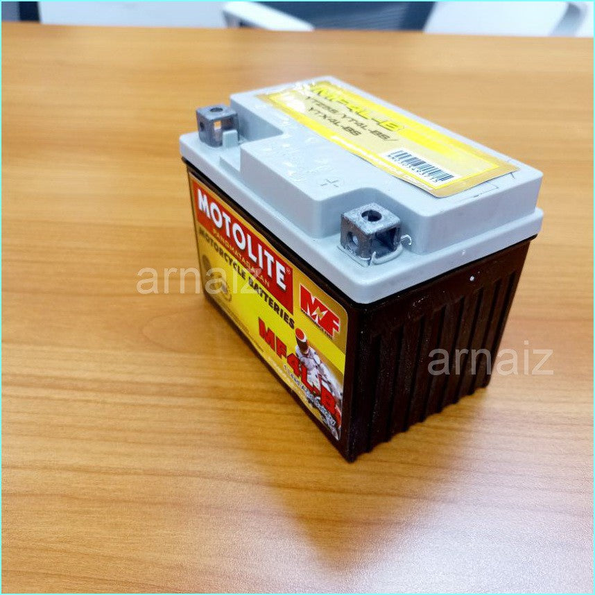 Motolite MF4L-B Maintenance Free Motorcycle Battery YTZ5S YT4L-BS YTX4L-BS MF4LB YTX4L