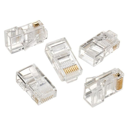 50 pcs Belden Rj45-Connector Utp Cat5E 100 Ohm Straight Male Plug AP700007