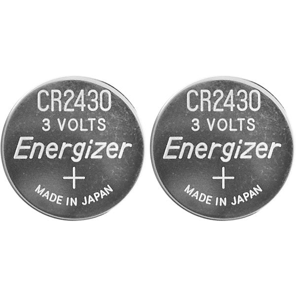 Energizer 2430 CR2430 (2pcs) 3V Lithium Button Cell Battery in Blister Pack DL2430 DL-2430 CR-2430