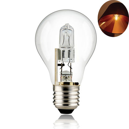 Dimmable 220V Retro E27 A55 Classic Halogen Tungsten Lamp Energy Saving Bulb Warm White 3000K