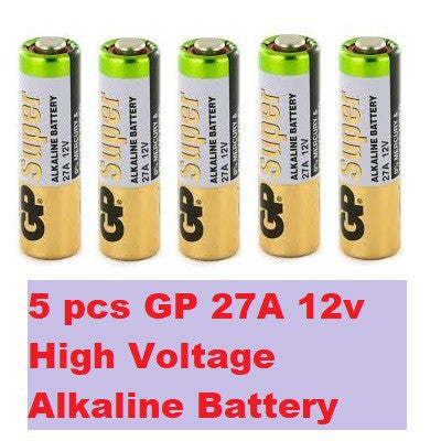 GP 27A 12V (5 Pieces / 1 Card) High Voltage Alkaline 27A, 8LR732, A27, GP27A, L828, MN27