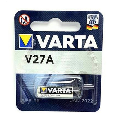 Varta V27A 12v (1pc) Alkaline Battery in Blister Pack Varta V 27A 12v 4227