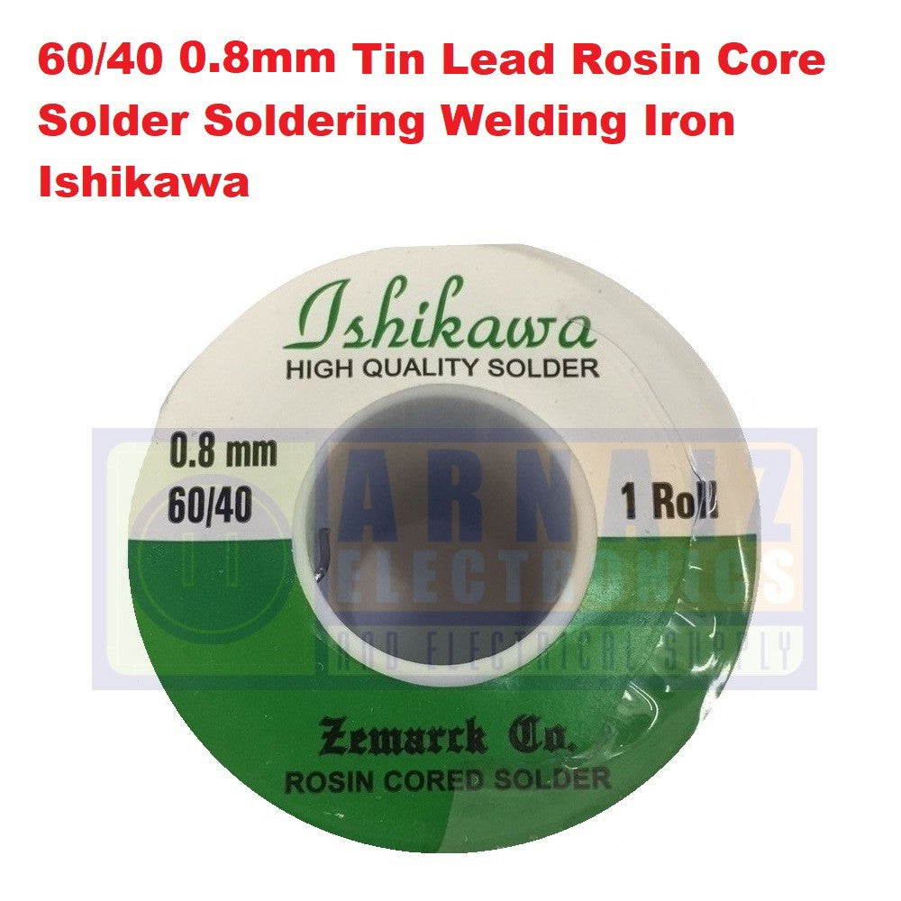 Ishikawa Soldering Lead 0.8mm QUICK MELT 60/40 Tin Lead Rosin Core Solder Soldering Ichikawa Welding