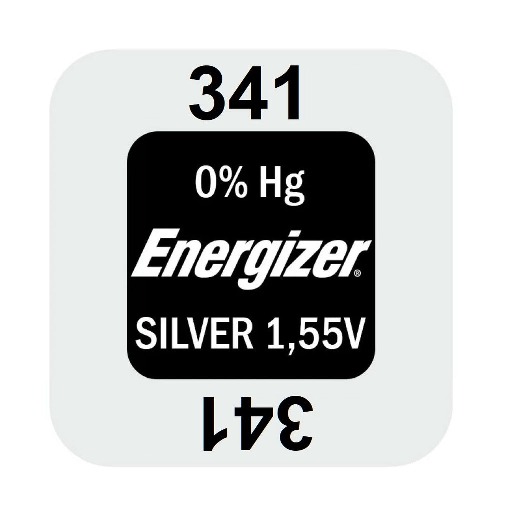 Energizer 341 (1pc) 1.55v Silver Oxide Button Cell Battery Mercury Free V341 SR714SW SR714