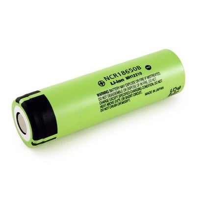 Panasonic 18650 3400mAh NCR18650B Flat Top Lithium Rechargeable Battery