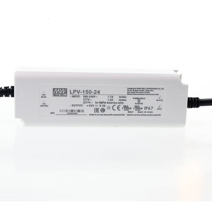 Mean Well LPV-150-24 LED Driver Power Supply 151.2W 24V Single Output Switching Power Supply AC-DC