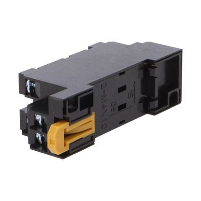 Omron PYFZ-08-E Relay Socket 8 Pin 250VAC 10A DIN Rail-Mounted MY2 Screw Miniature Power Relay