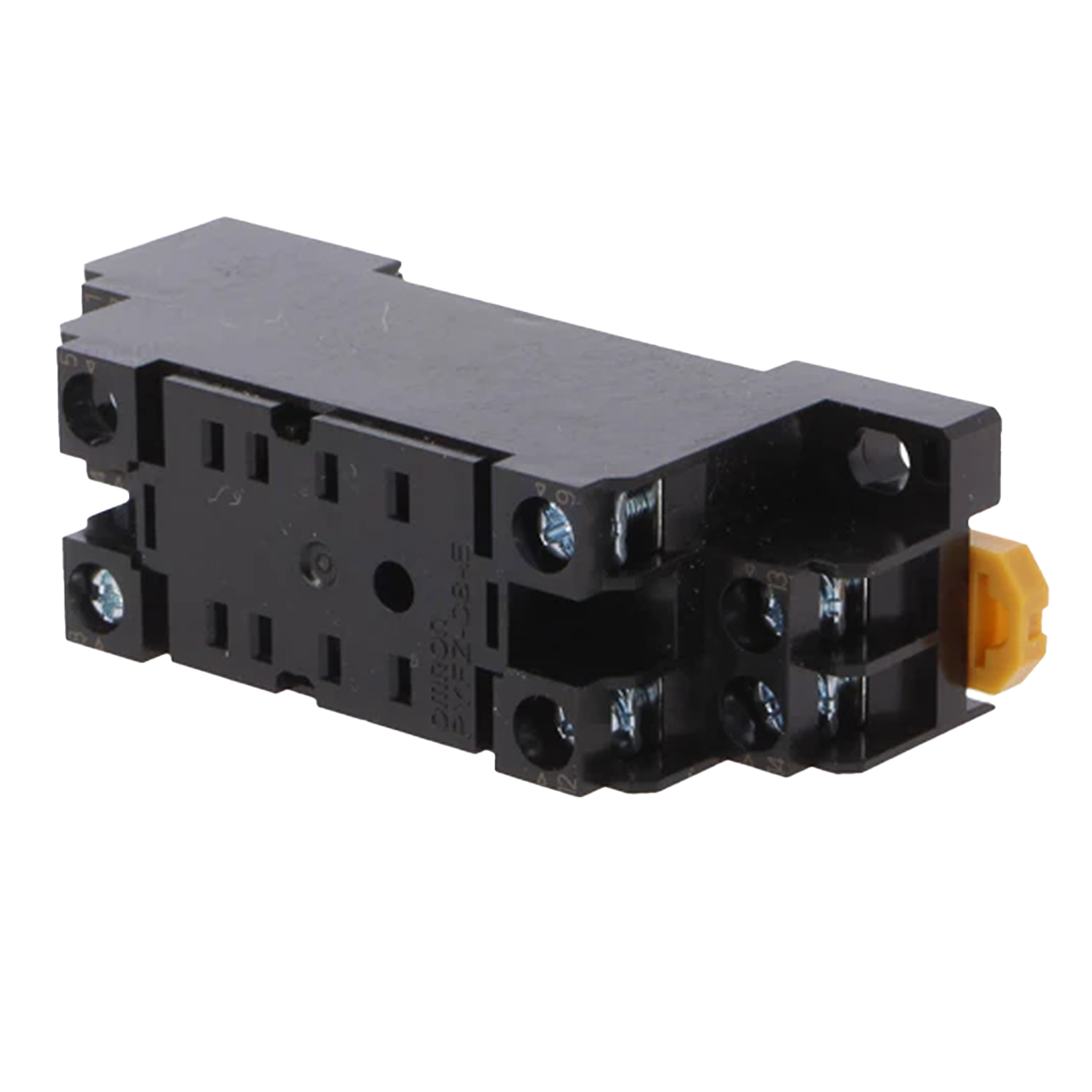 Omron PYFZ-08-E Relay Socket 8 Pin 250VAC 10A DIN Rail-Mounted MY2 Screw Miniature Power Relay