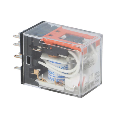 Omron MY4N-GS Miniature Plug in Power Relay 3A 220/240VAC 4 Pole with LED Indicator 4PDT