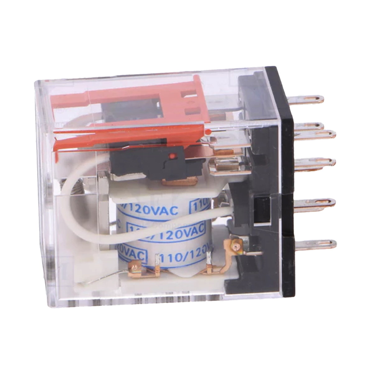 Omron MY2N-GS Miniature Plug in Power Relay 7A 5A 220/240VAC 2 Pole with LED Indicator DPDT Socket