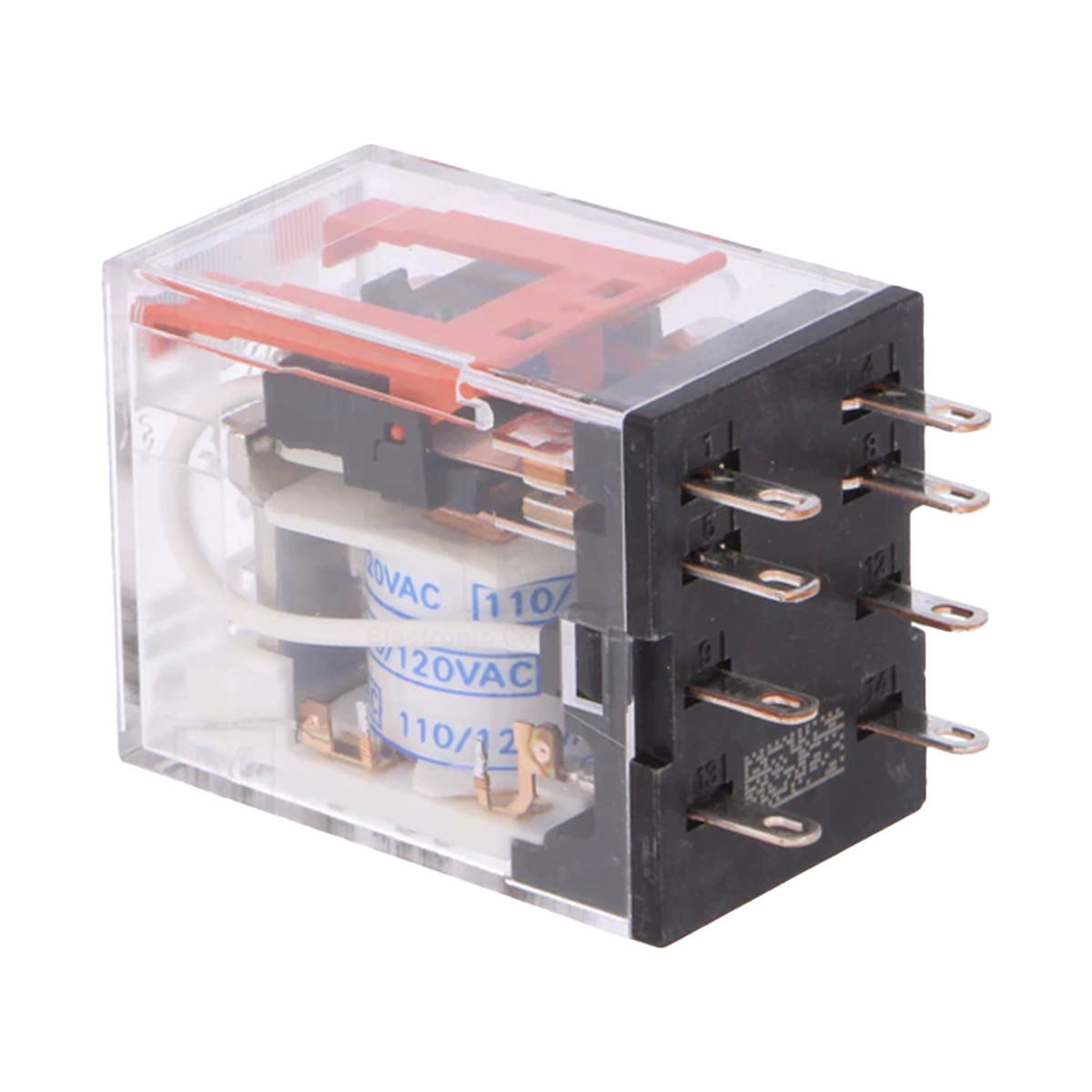 Omron MY2N-GS Miniature Plug in Power Relay 7A 5A 220/240VAC 2 Pole with LED Indicator DPDT Socket