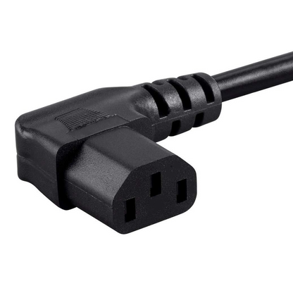 Power Cord NEMA 5 15P To Angled C13 1.5m 10A 125V Replacement Monitor PC Cable NEMA 5-15P 1.5 meters