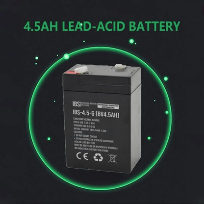 Battery 6V 4.5AH Sealed Acid Battery Outdoor Emergency Battery Home Battery Toy Car Fan 6v 4Ah
