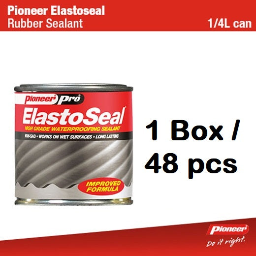 Pioneer Elastoseal High Grade Waterproofing Sealant Cans 1/4 Liter x 48