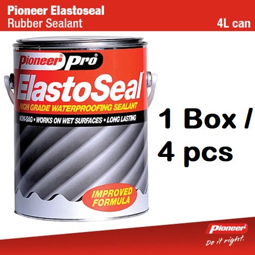 Pioneer Elastoseal High Grade Waterproofing Sealant Cans 4 Liter x 4