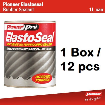 Pioneer Elastoseal High Grade Waterproofing Sealant Cans 1 Liter x 12
