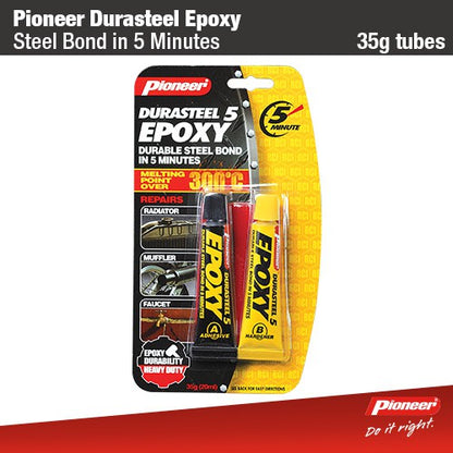 Pioneer Durasteel Five Epoxy 35g Tube Set x 30