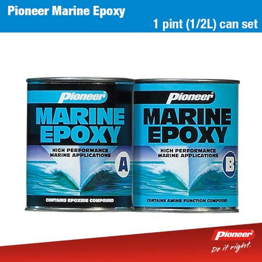 Pioneer Marine Epoxy Cans 727g + 675g 1 Pint Set x 12