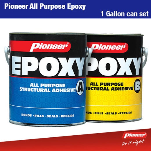 Pioneer All Purpose Epoxy Cans 5.97kg + 5.31kg 1 Gallon Set x 2