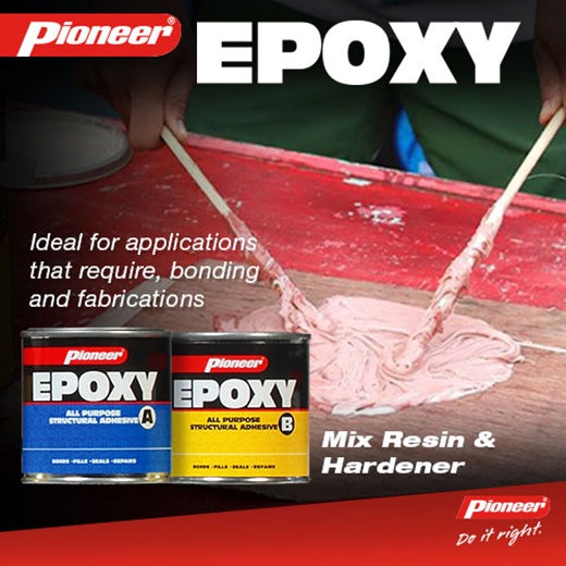 Pioneer All Purpose Epoxy Cans 378g + 335g 1/2 Pint Set x 24