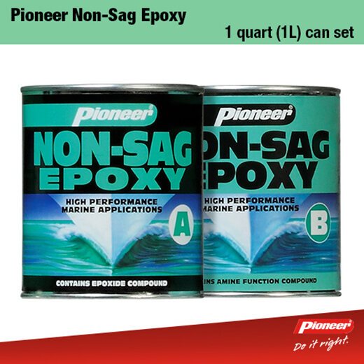 Pioneer Non-Sag Epoxy Cans 1.6kg + 1.58kg 1 Quart Set x 6