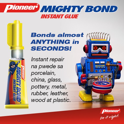 Pioneer Mighty Bond 3g Instant Glue Flag Type Super Adhesive Bonds in Seconds Extremely Fast Drying
