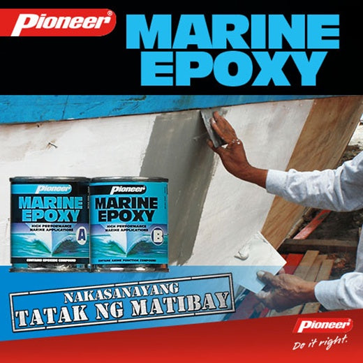 Pioneer Marine Epoxy Cans 143g + 130g 1/4 Pint Set x 50