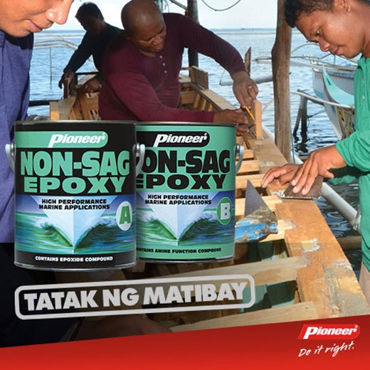 Pioneer Non-Sag Epoxy Cans 6.5kg + 6.3kg 1 Gallon Set x 2