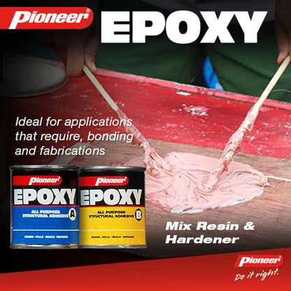 Pioneer All Purpose Epoxy Cans 161g + 131g 1/4 Pint Set x 50