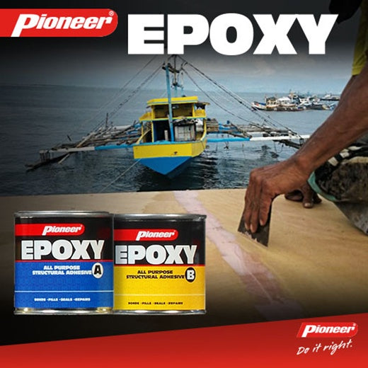 Pioneer All Purpose Epoxy Cans 378g + 335g 1/2 Pint Set x 24