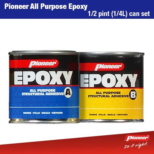 Pioneer All Purpose Epoxy Cans 378g + 335g 1/2 Pint Set x 24