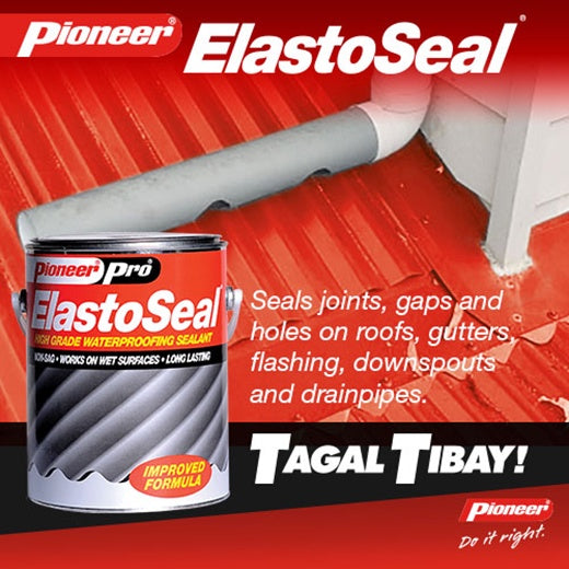 Pioneer Elastoseal High Grade Waterproofing Sealant Cans 4 Liter x 4