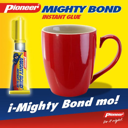 Pioneer Mighty Bond 3g Instant Glue Flag Type Super Adhesive Bonds in Seconds Extremely Fast Drying