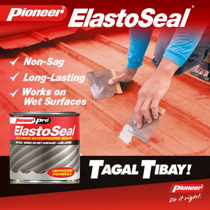 Pioneer Elastoseal High Grade Waterproofing Sealant Cans 1/4 Liter x 48
