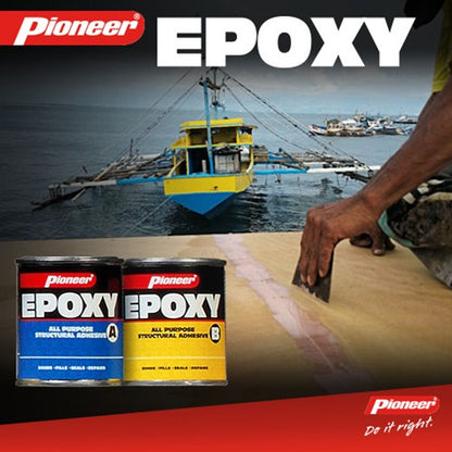 Pioneer All Purpose Epoxy Cans 161g + 131g 1/4 Pint Set x 50