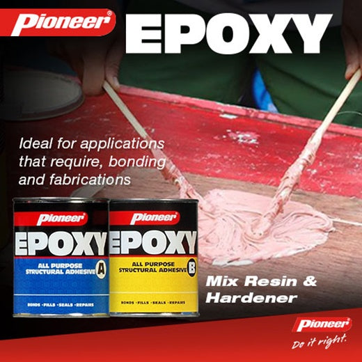 Pioneer All Purpose Epoxy Cans 757g + 669g 1 Pint Set x 12
