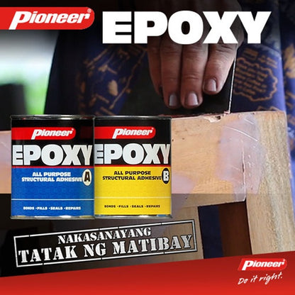 Pioneer All Purpose Epoxy Cans 757g + 669g 1 Pint Set x 12