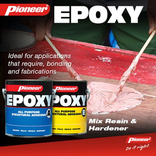 Pioneer All Purpose Epoxy Cans 5.97kg + 5.31kg 1 Gallon Set x 2
