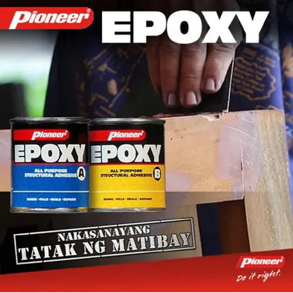 Pioneer All Purpose Epoxy Cans 1.5kg + 1.3kg 1 Quart Set x 6