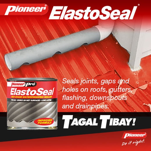 Pioneer Elastoseal High Grade Waterproofing Sealant Cans 1/4 Liter x 48
