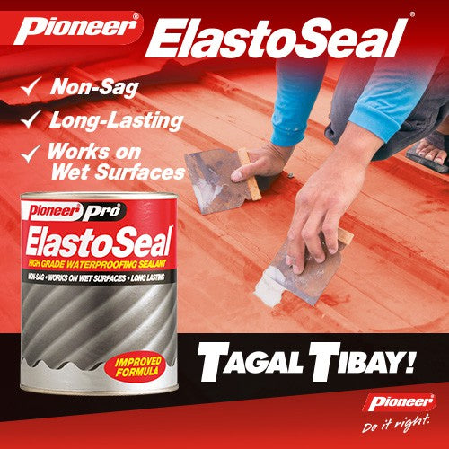 Pioneer Elastoseal High Grade Waterproofing Sealant Cans 1 Liter x 12