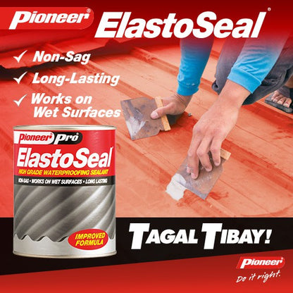 Pioneer Elastoseal High Grade Waterproofing Sealant Cans 1 Liter x 12