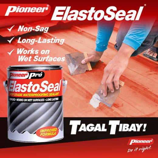 Pioneer Elastoseal High Grade Waterproofing Sealant Cans 4 Liter x 4