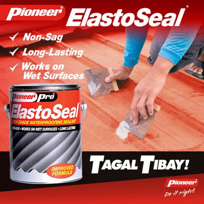 Pioneer Elastoseal High Grade Waterproofing Sealant Cans 4 Liter x 4