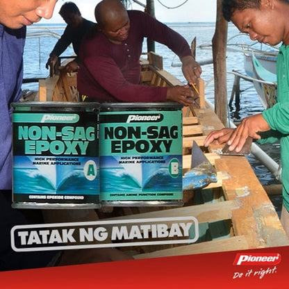 Pioneer Non-Sag Epoxy Cans 1.6kg + 1.58kg 1 Quart Set x 6