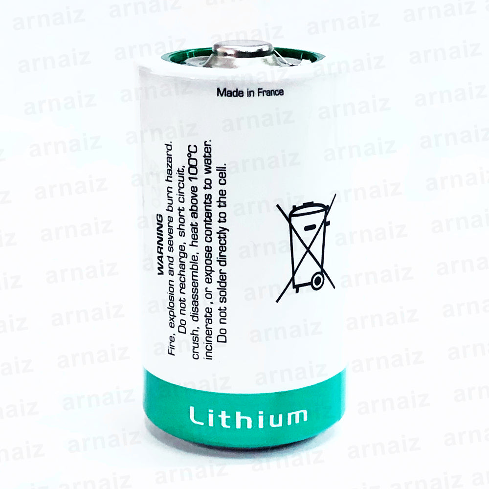 Saft LSH20 3.6v size D Lithium Battery - non Rechargeable