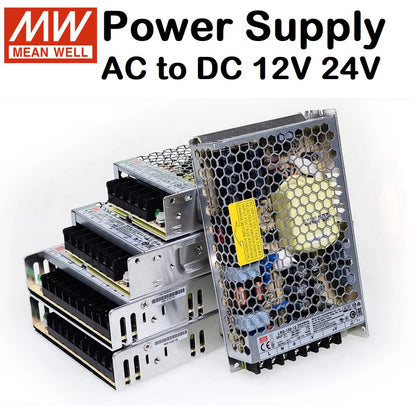 Meanwell Power Supply (35W to 450W) AC to DC 5V 12V 24V Mean Well AC DC Switching Power Supply