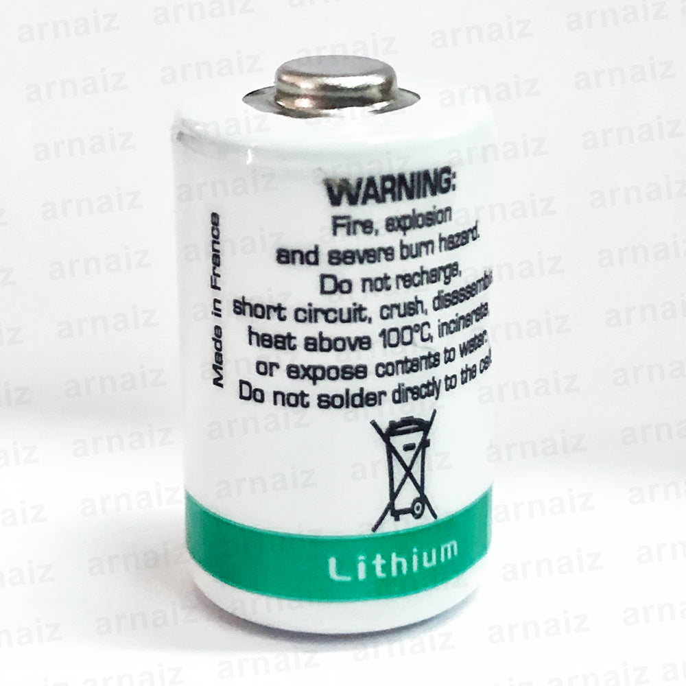 Saft LS14250 3.6v size 1/2AA Lithium Battery - non Rechargeable Batteries Saft 14250 1/2 AA Half AA